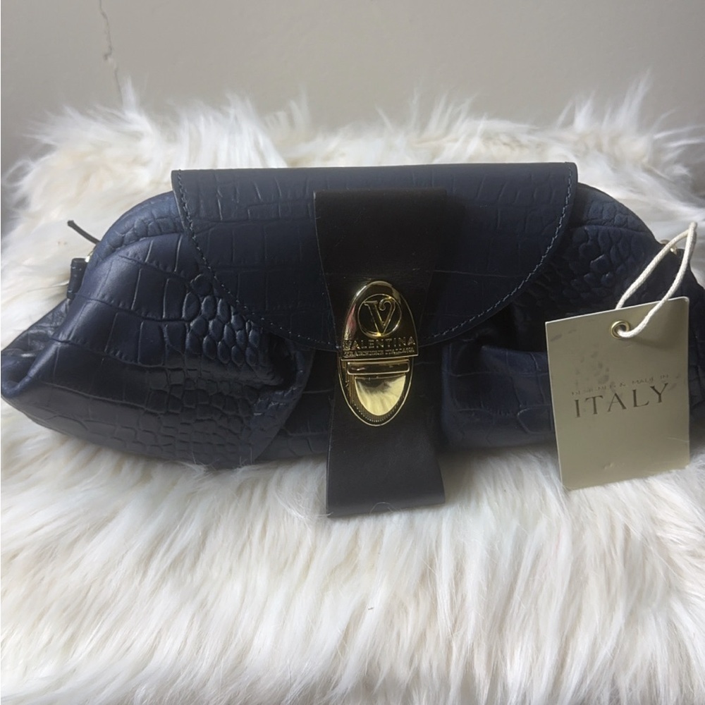 valentina leather messenger bag